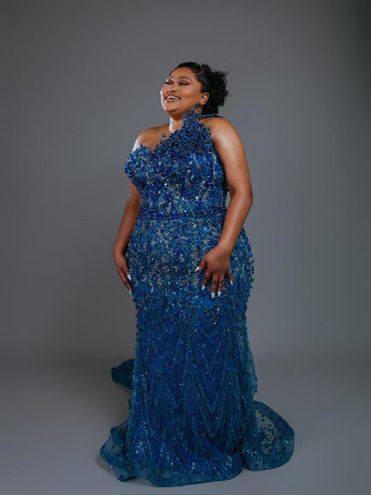Translation missing: en.The Sapphire Sovereign Gown | Rent Only
