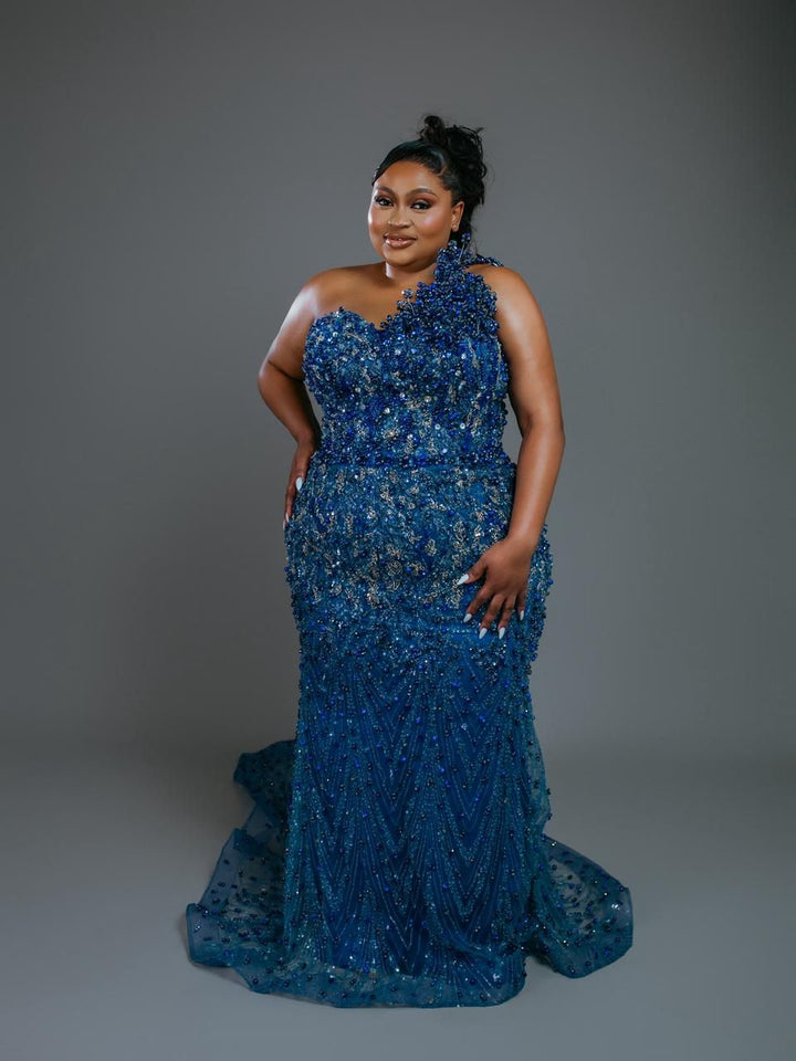 Translation missing: en.The Sapphire Sovereign Gown | Rent Only