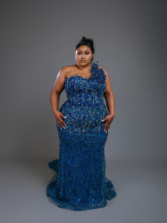 Translation missing: en.The Sapphire Sovereign Gown | Rent Only