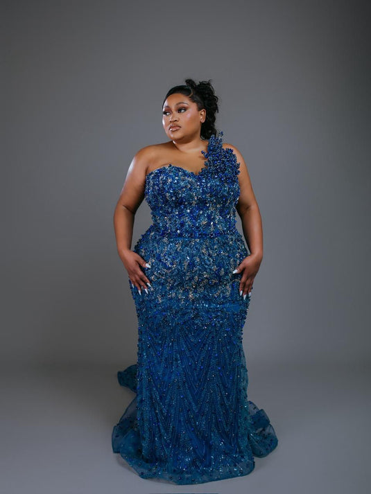 Translation missing: en.The Sapphire Sovereign Gown | Rent Only
